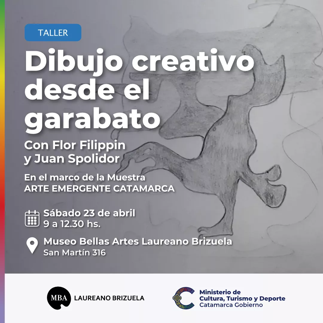 flyer Taller Dibujo Creativo Garabato